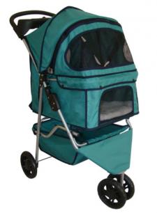 Green Pet Stroller