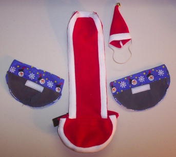 Santa Goose Diaper Holder Snowmen